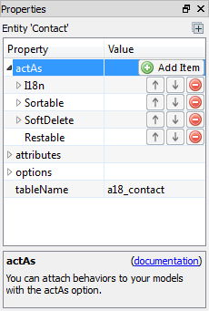 Dynamic list of properties in Skipper property editor